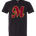 Mankato Area Youth Baseball Association - Black T-Shirt - Full Front