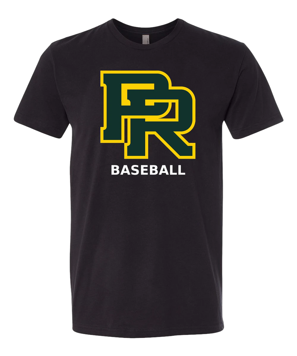 Proctor Baseball - Black T-Shirt - Full Front