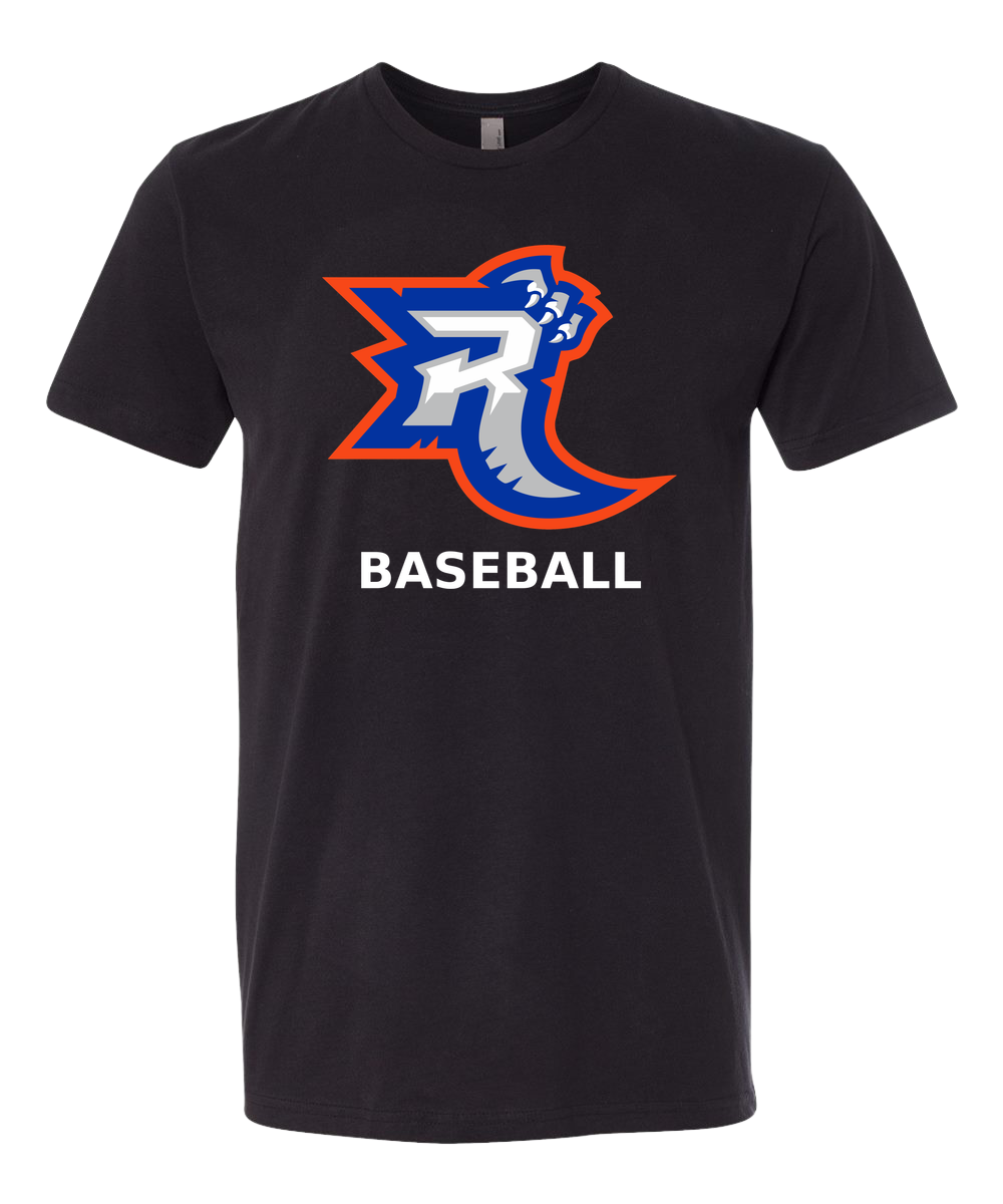 Carlton Wrenshall Baseball - Black T-Shirt - Full Front