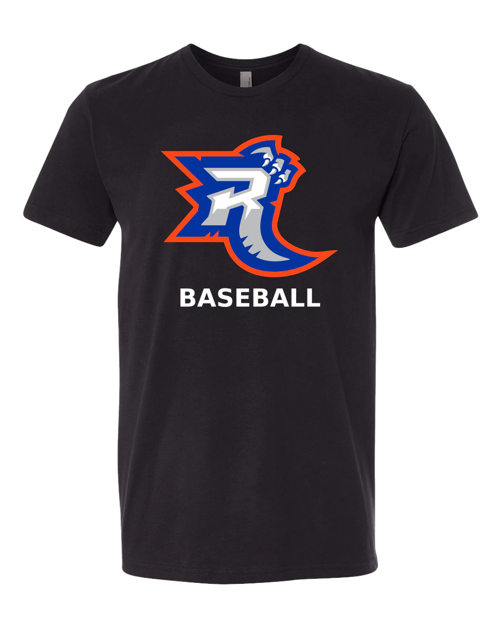 Carlton Wrenshall Baseball - Black T-Shirt - Full Front