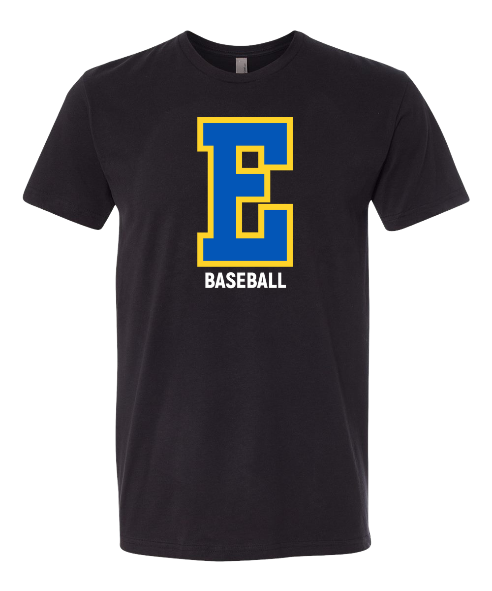 Esko Baseball - Black T-Shirt - Full Front