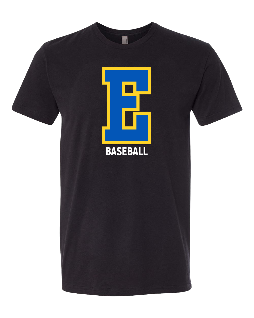 Esko Baseball - Black T-Shirt - Full Front