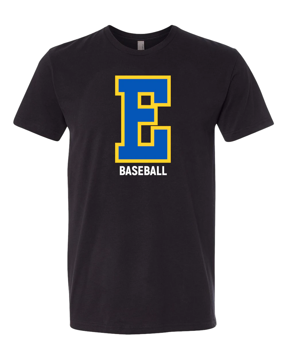Esko Baseball - Black T-Shirt - Full Front