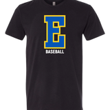 Esko Baseball - Black T-Shirt - Full Front