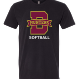 Denfeld Softball - Black T-Shirt - Full Front