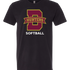 Denfeld Softball - Black T-Shirt - Full Front