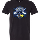 JWP Youth Baseball/Softball - Black T-Shirt - Full Front
