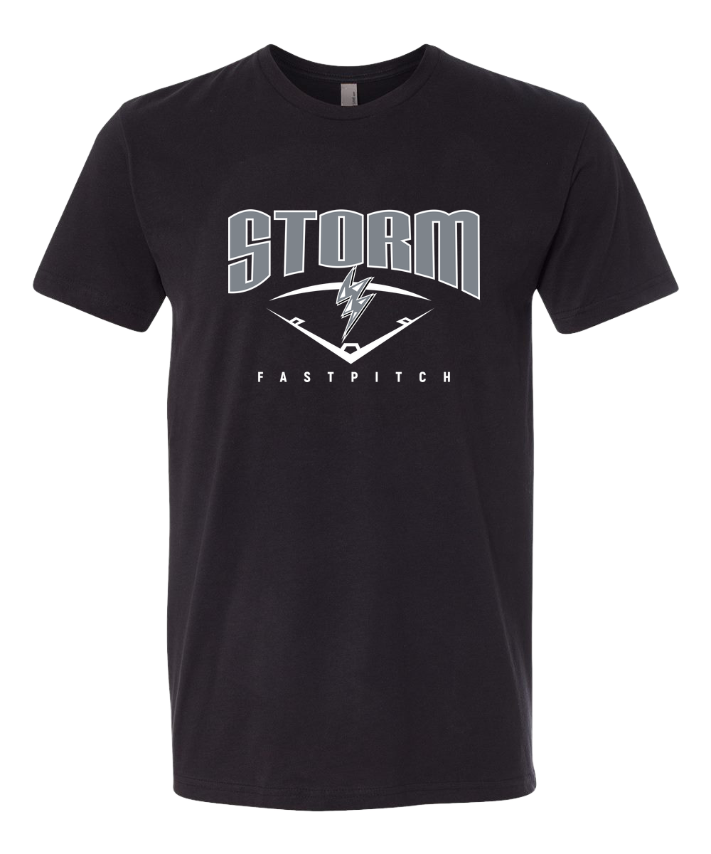 BW Softball - Black T-Shirt - Full Front