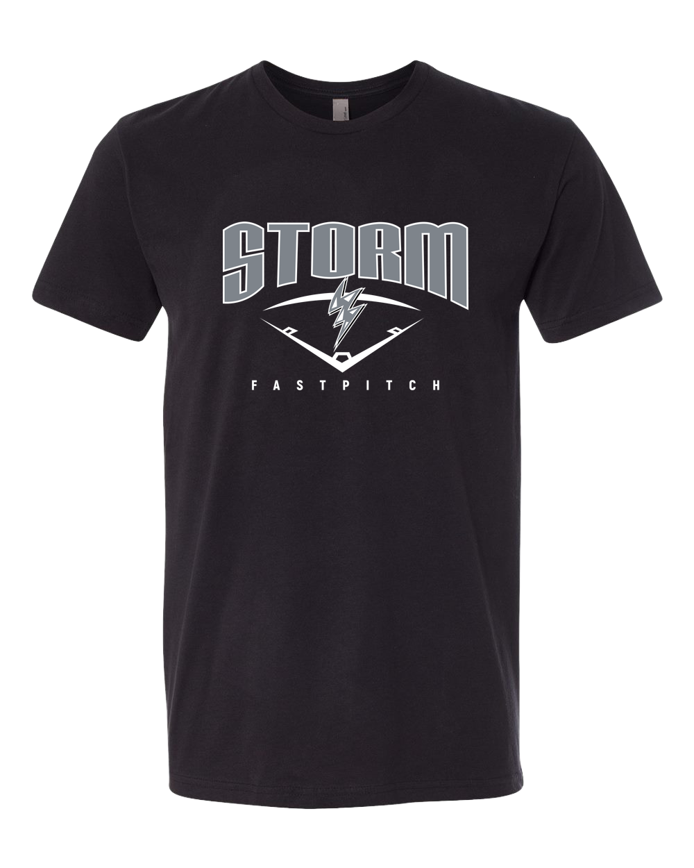 BW Softball - Black T-Shirt - Full Front