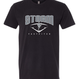 BW Softball - Black T-Shirt - Full Front