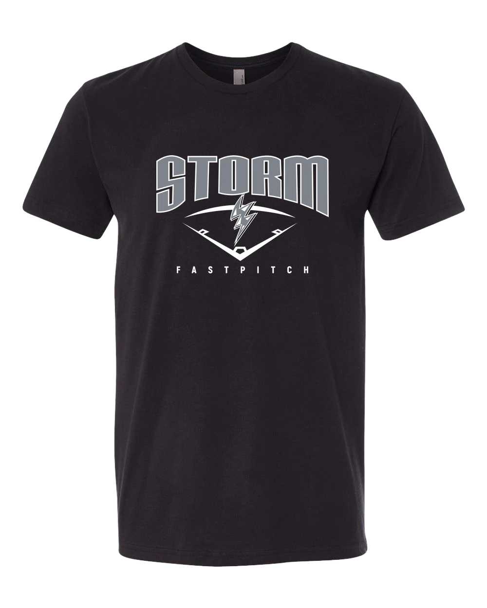 BW Softball - Black T-Shirt - Full Front