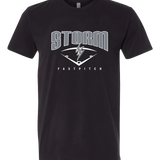 BW Softball - Black T-Shirt - Full Front
