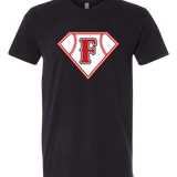 Fairmont Baseball - Black T-Shirt - Full Front