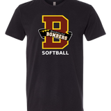 Barnum Softball - Black T-Shirt - Full Front