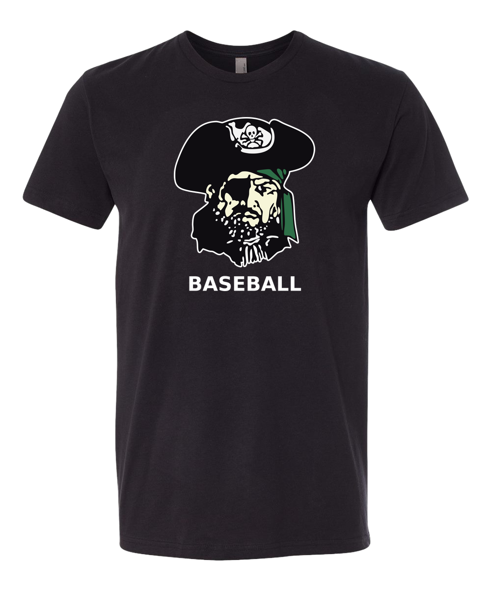 Waterville-Elysian-Morristown Baseball - Black T-Shirt - Full Front