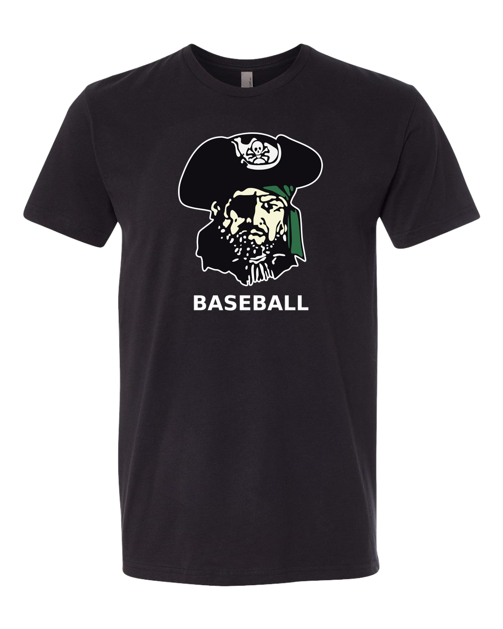 Waterville-Elysian-Morristown Baseball - Black T-Shirt - Full Front
