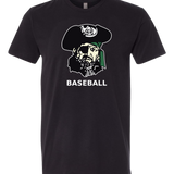 Waterville-Elysian-Morristown Baseball - Black T-Shirt - Full Front