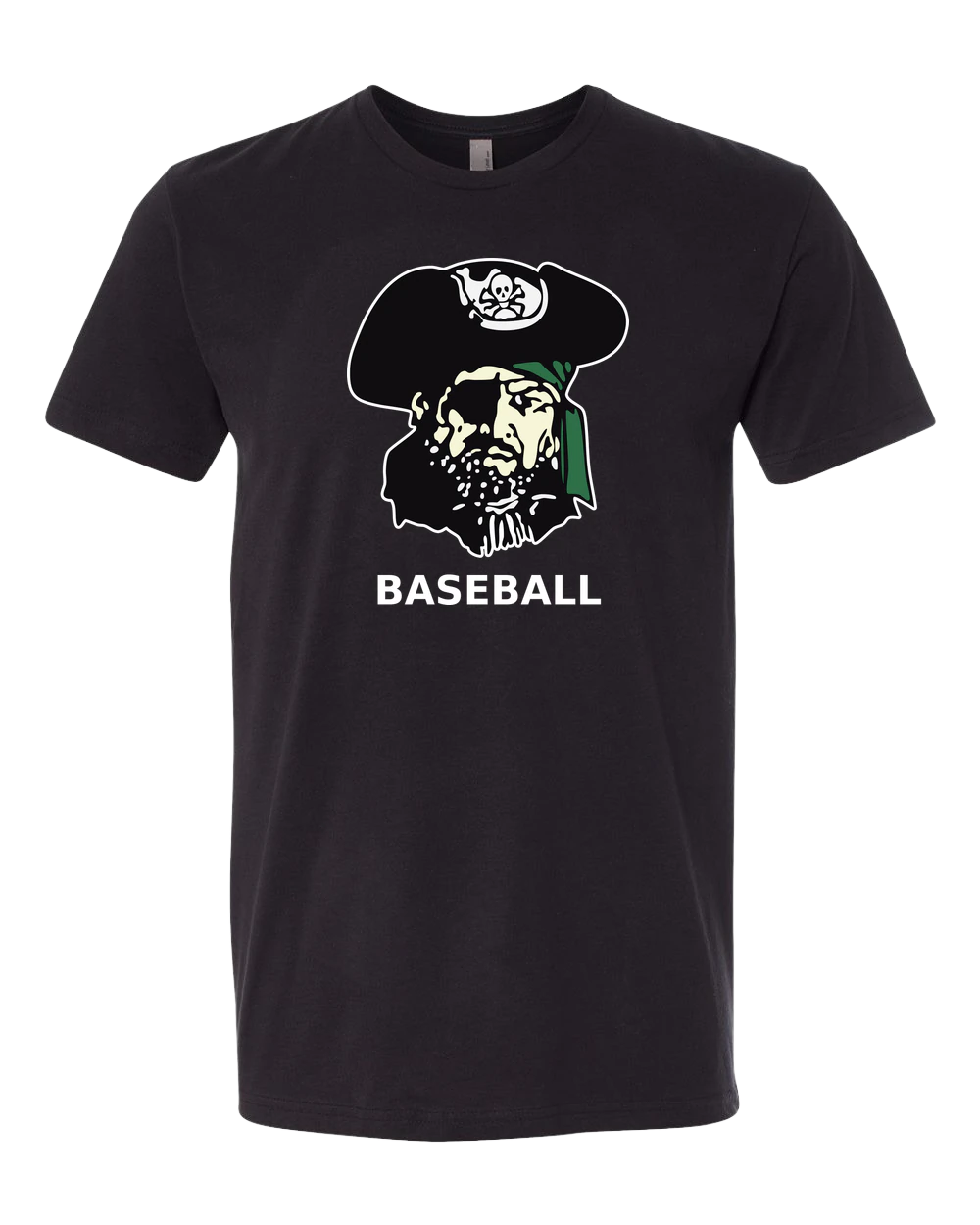Waterville-Elysian-Morristown Baseball - Black T-Shirt - Full Front
