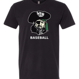 Waterville-Elysian-Morristown Baseball - Black T-Shirt - Full Front