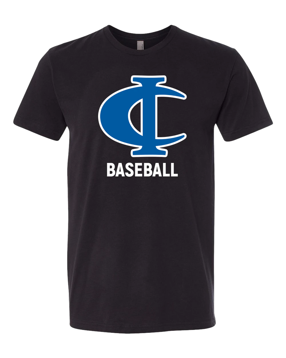 Cambridge Isanti Baseball - Black T-Shirt - Full Front