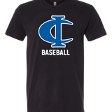 Cambridge Isanti Baseball - Black T-Shirt - Full Front