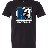 New York Mills Baseball - Black T-Shirt - Full Front
