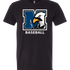 New York Mills Baseball - Black T-Shirt - Full Front