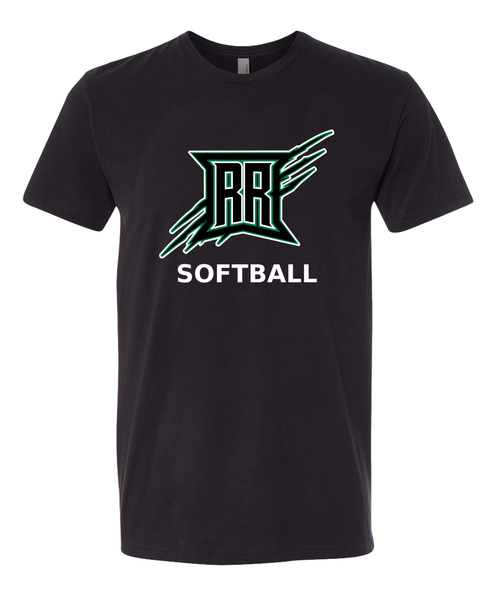Rock Ridge Softball - Black T-Shirt - Full Front