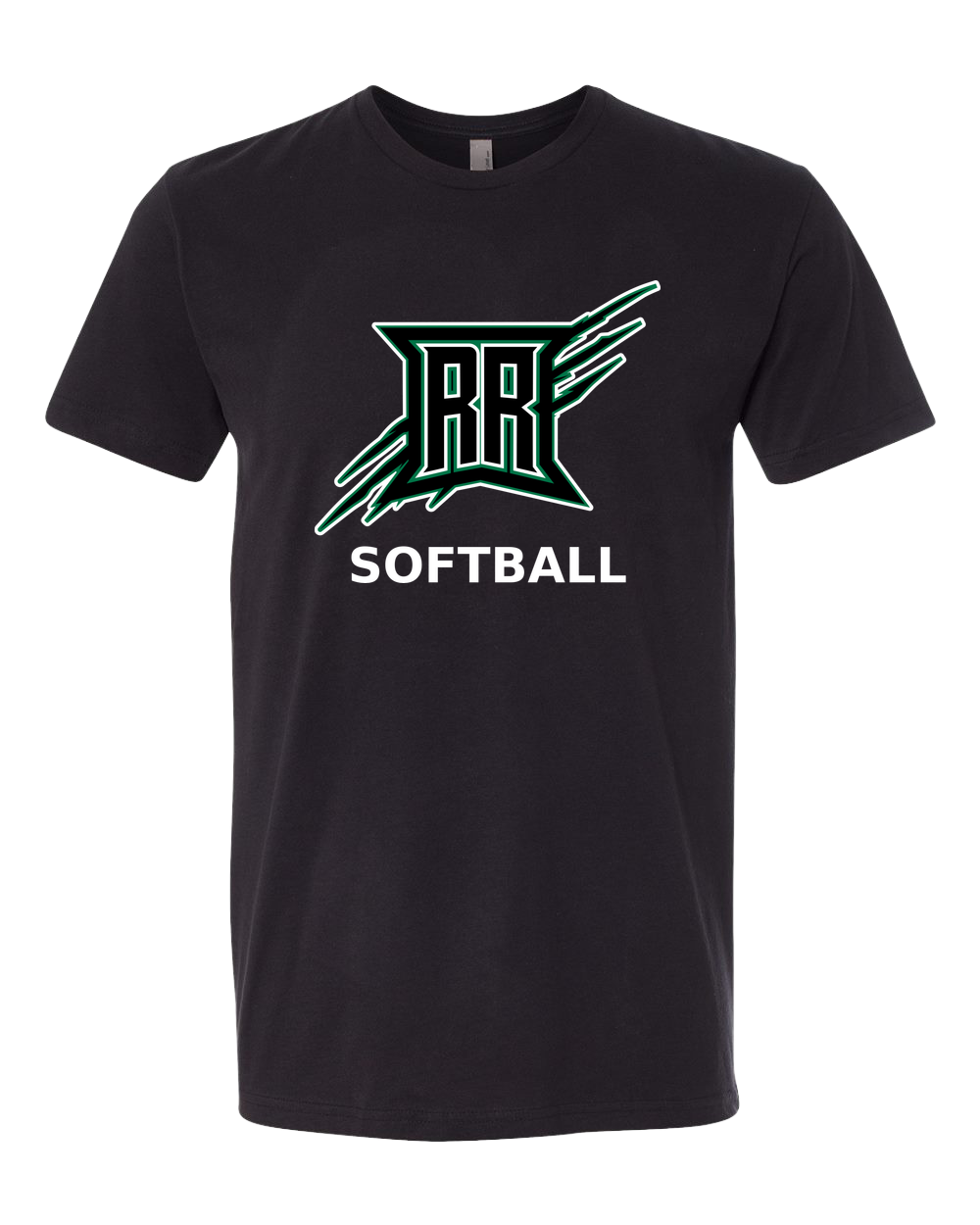 Rock Ridge Softball - Black T-Shirt - Full Front