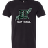 Rock Ridge Softball - Black T-Shirt - Full Front