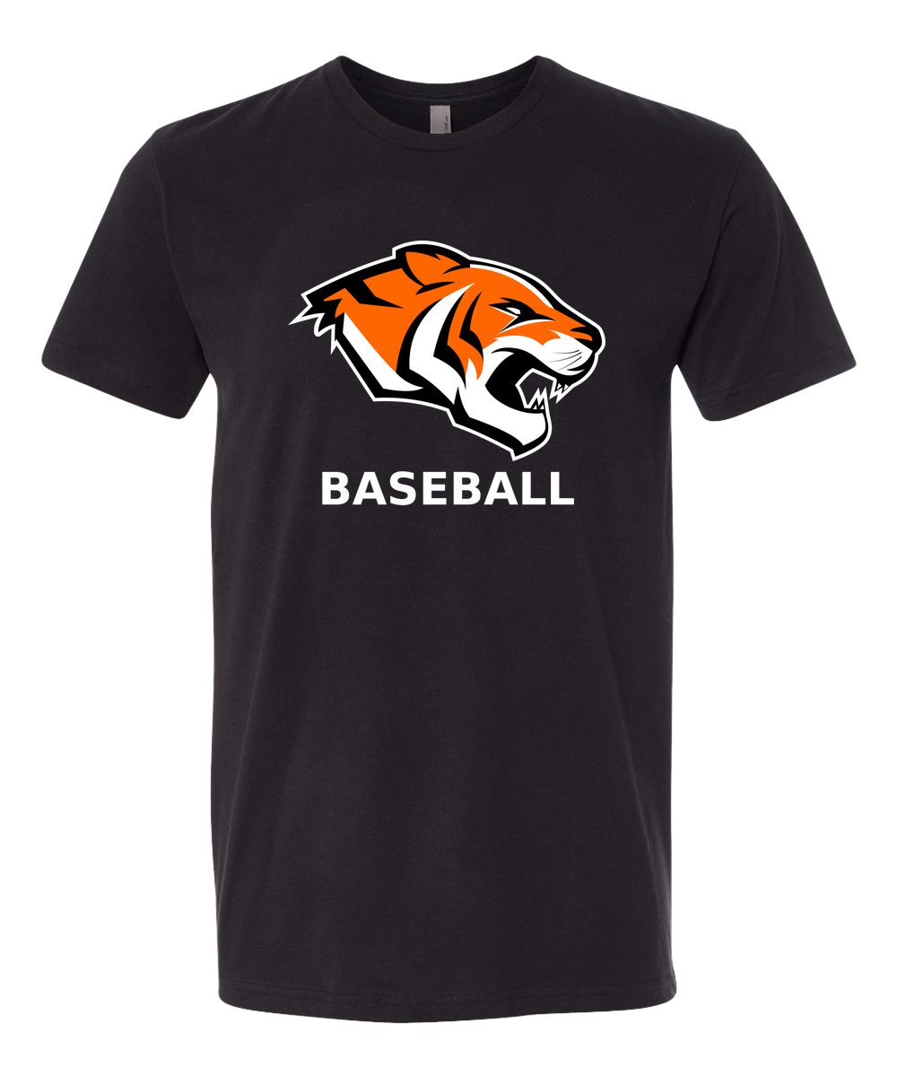 Morris Baseball Association - Black T-Shirt - Full Front