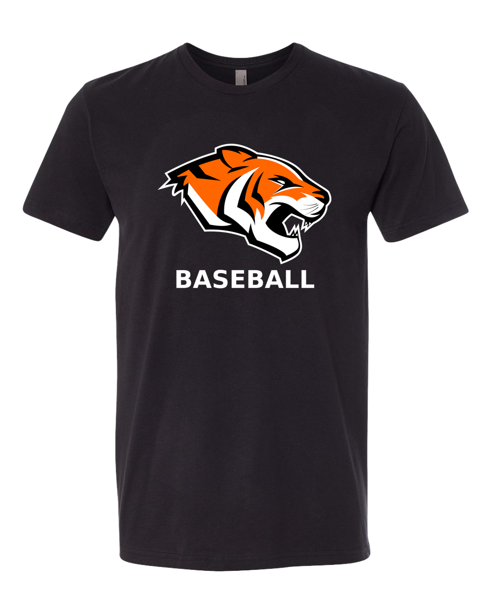 Morris Baseball Association - Black T-Shirt - Full Front