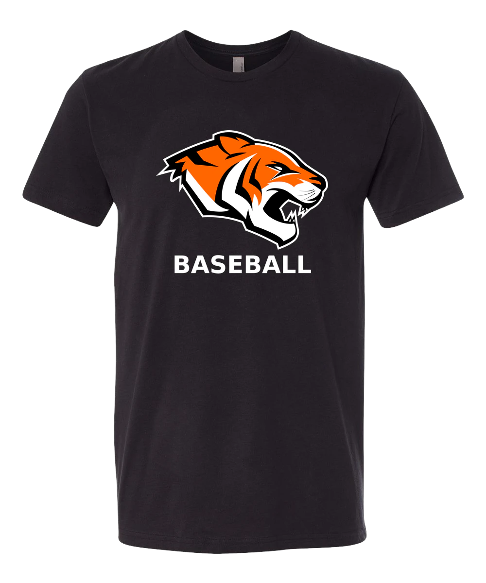 Morris Baseball Association - Black T-Shirt - Full Front