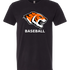 Morris Baseball Association - Black T-Shirt - Full Front