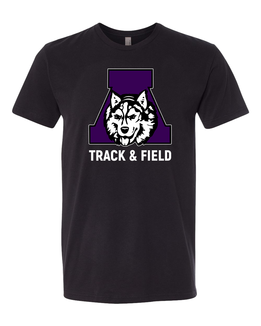 Albany Track & Field - Black T-Shirt - Full Front