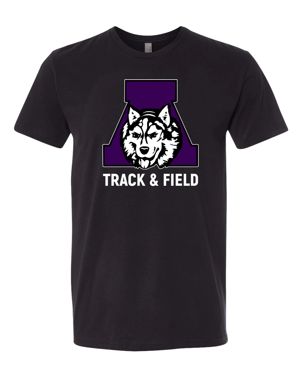 Albany Track & Field - Black T-Shirt - Full Front