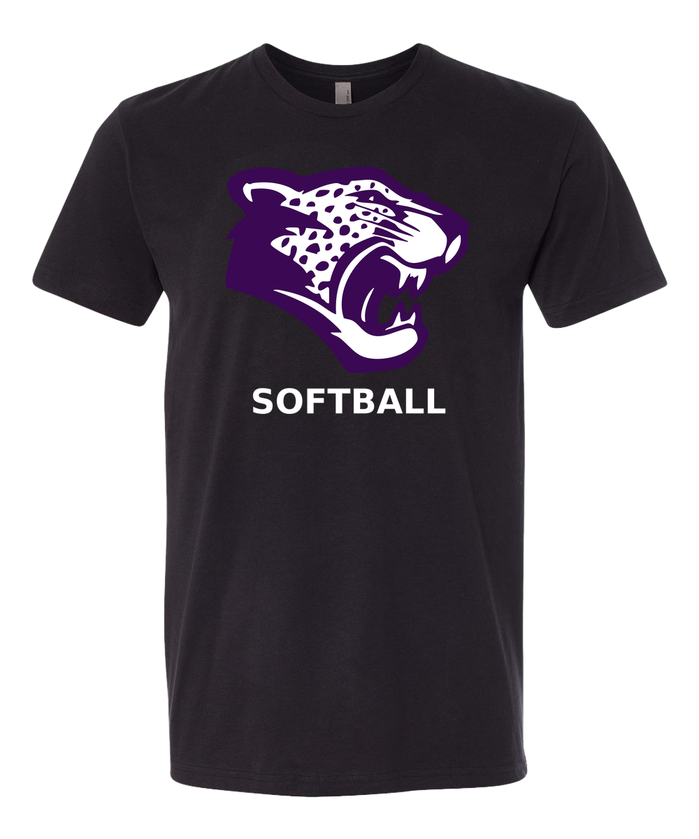 Truman Softball - Black T-Shirt - Full Front