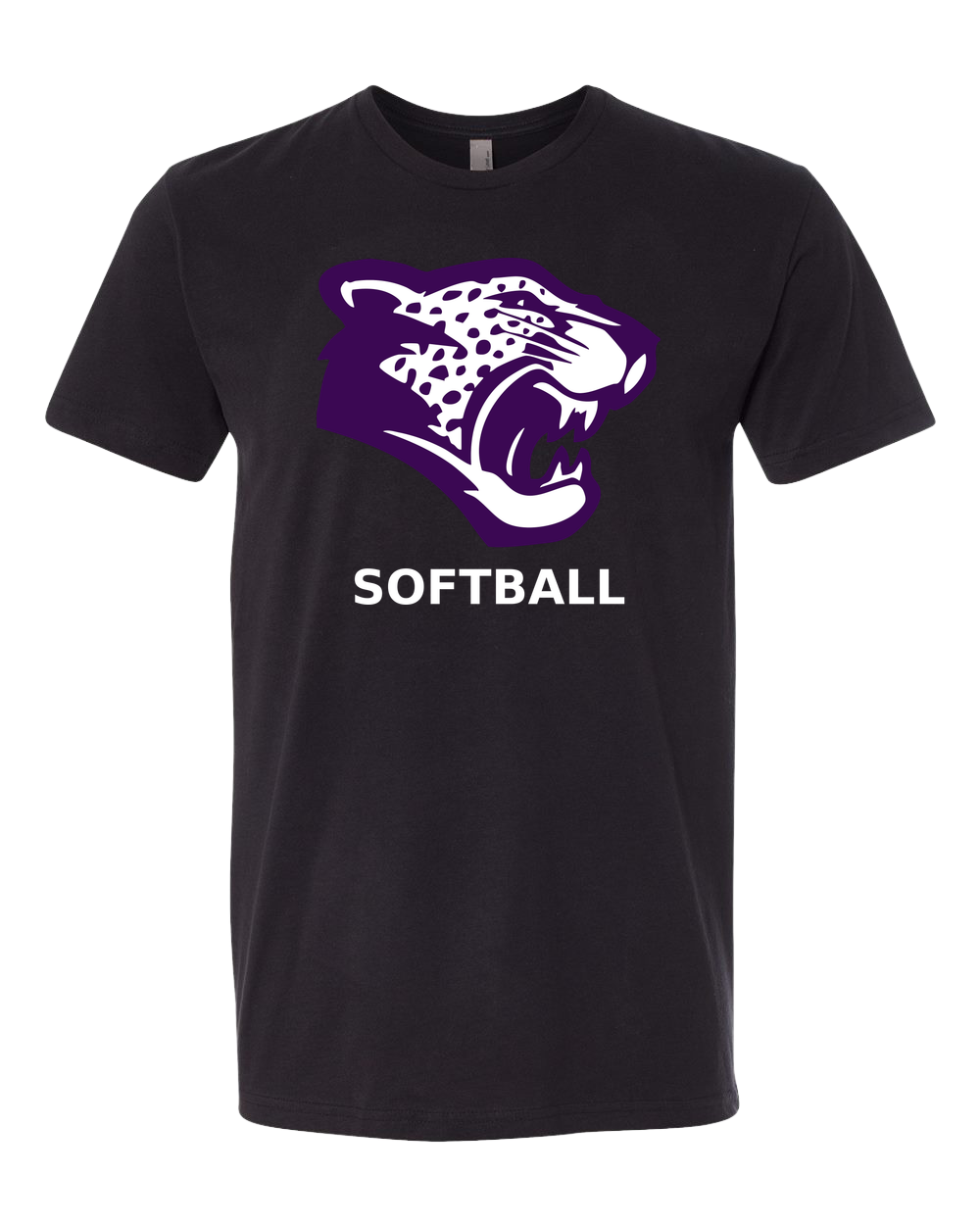 Truman Softball - Black T-Shirt - Full Front
