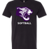 Truman Softball - Black T-Shirt - Full Front