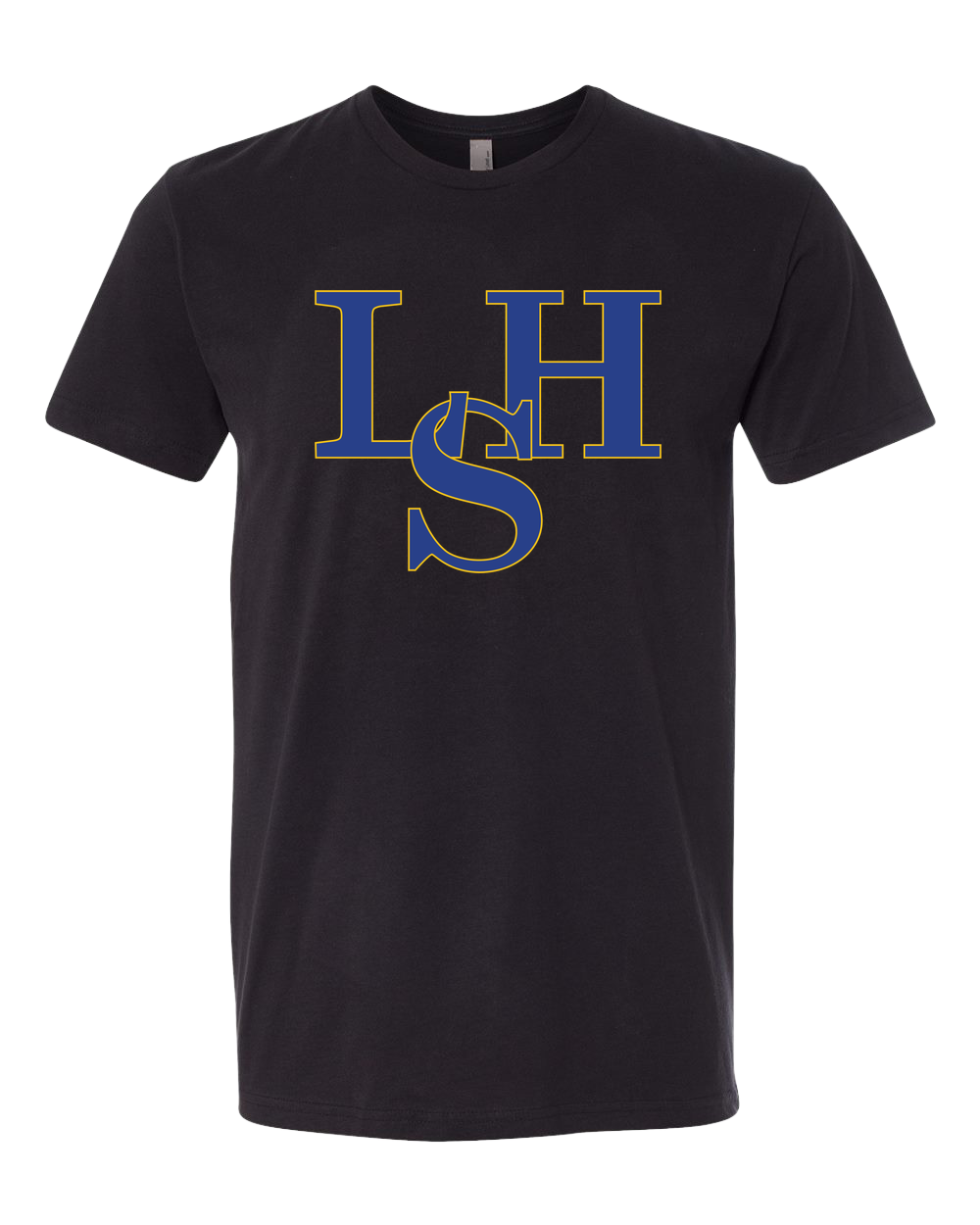 LeSueur Henderson Baseball & Softball - Black T-Shirt - Full Front