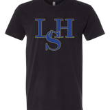 LeSueur Henderson Baseball & Softball - Black T-Shirt - Full Front