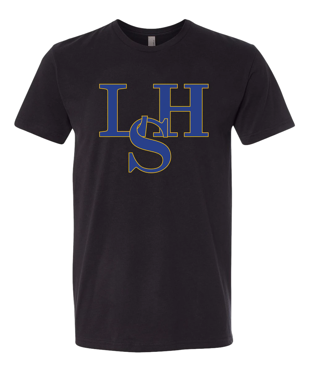 LeSueur Henderson Baseball & Softball - Black T-Shirt - Full Front