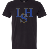 LeSueur Henderson Baseball & Softball - Black T-Shirt - Full Front