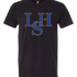 LeSueur Henderson Baseball & Softball - Black T-Shirt - Full Front