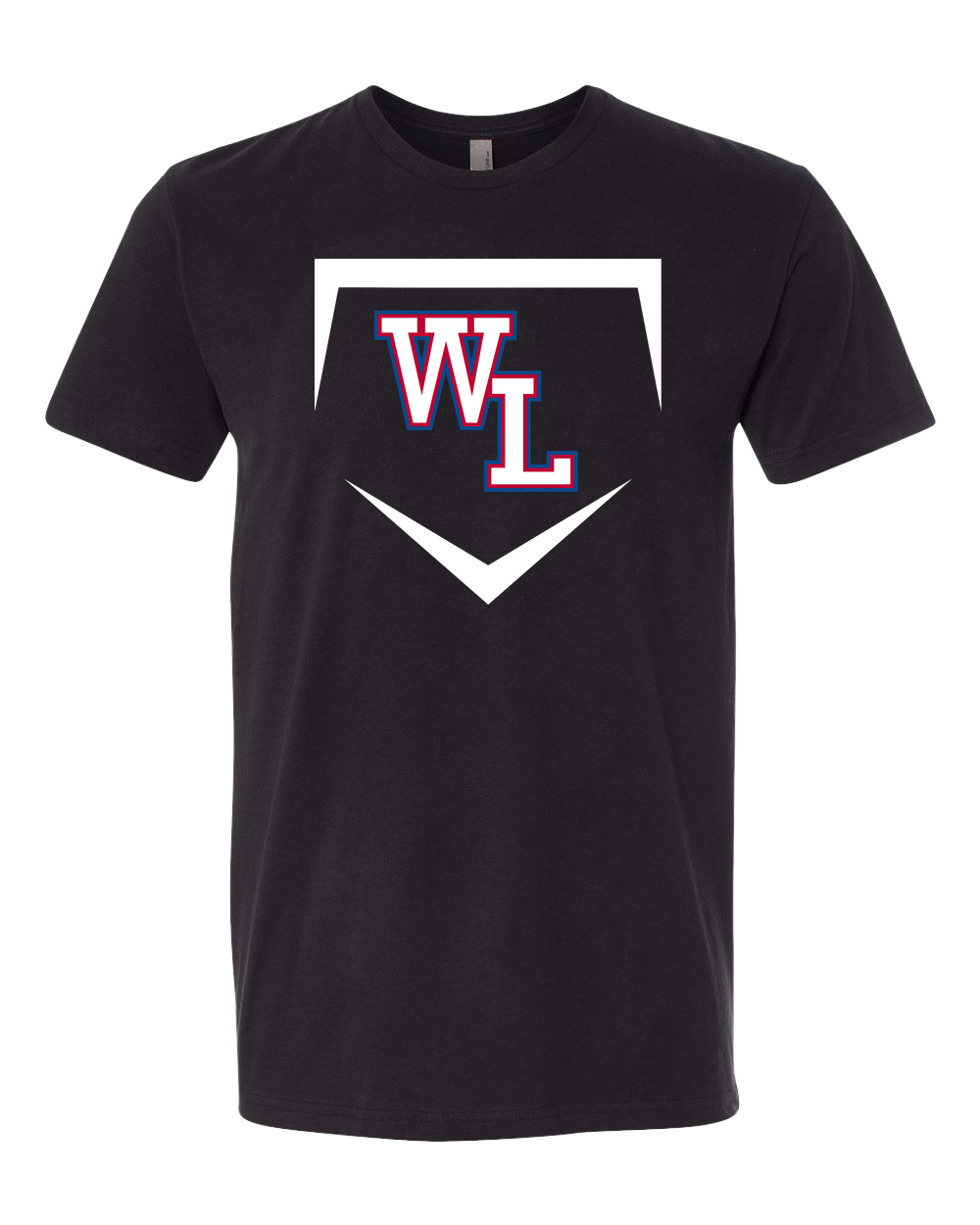 Wisconsin Lutheran Baseball - Black T-Shirt - Full Front