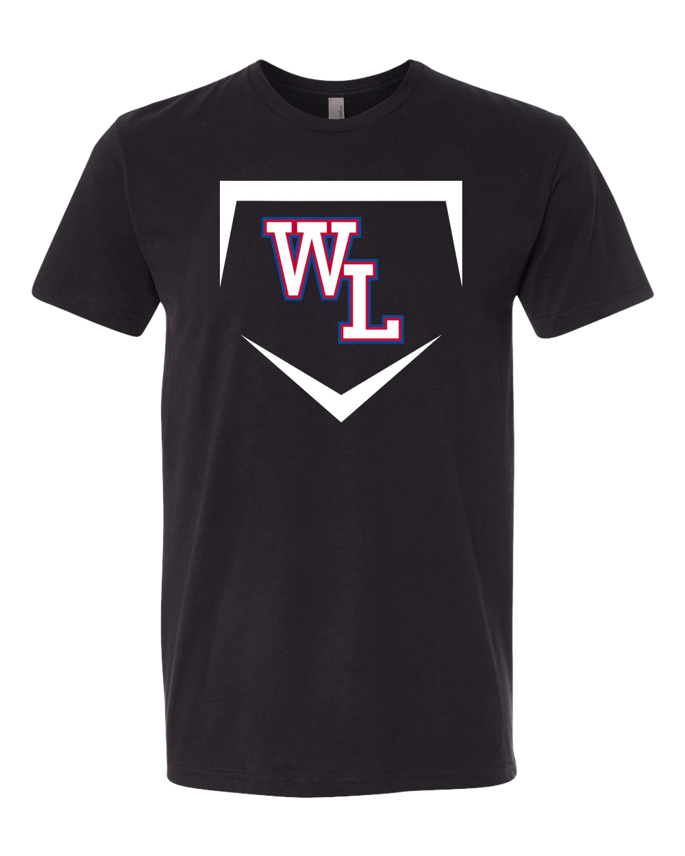 Wisconsin Lutheran Baseball - Black T-Shirt - Full Front