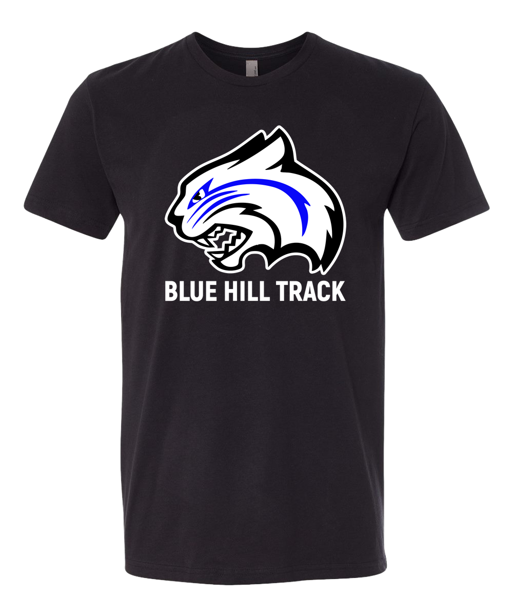 Blue Hill High School - Black T-Shirt - Full Front