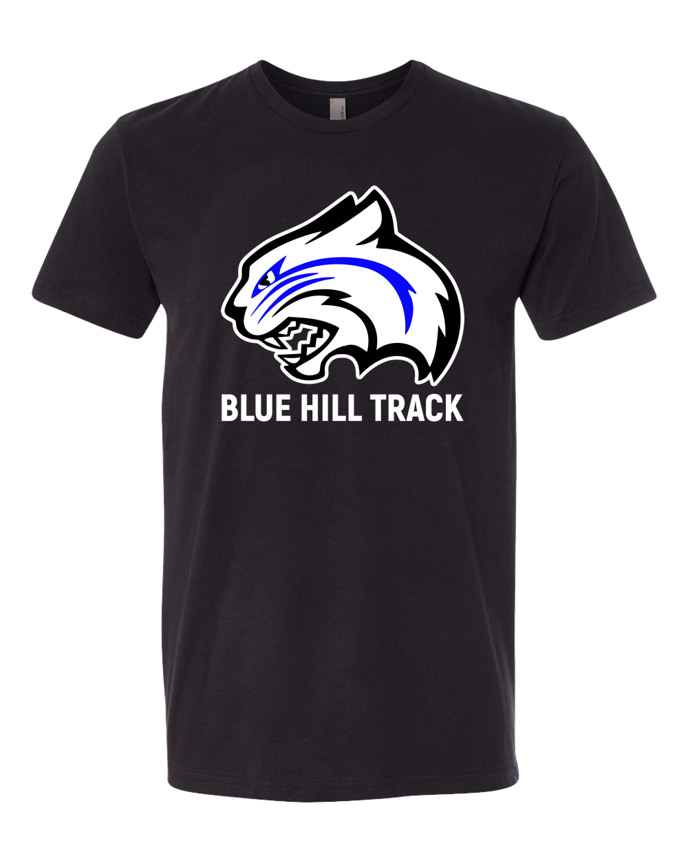 Blue Hill High School - Black T-Shirt - Full Front