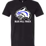 Blue Hill High School - Black T-Shirt - Full Front