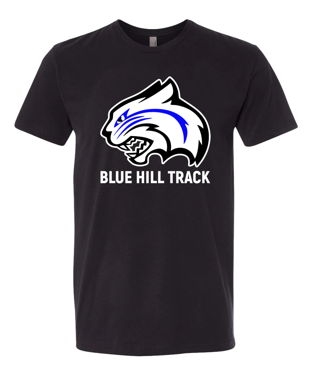 Blue Hill High School - Black T-Shirt - Full Front